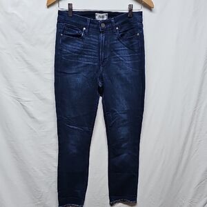 PAIGE Dark Indigo Skinny Jeans